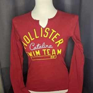 EUC Hollister long sleeve shirt
